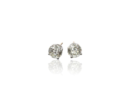 2 Carat Diamond Earrings
